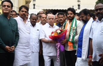 ಬಿಜೆಪಿ–ಜೆಡಿಎಸ್ ಸೇರಿ ನಿಖಿಲ್ ಕುಮಾರ್ ಸ್ವಾಮಿಯನ್ನು ಗೆಲ್ಲಿಸುತ್ತೇವೆ: ಬಿ.ಎಸ್.ಯಡಿಯೂರಪ್ಪ