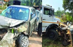 ಹುಣ್ಸೆಮಕ್ಕಿ; ಟಿಪ್ಪರ್ ಲಾರಿ ಚಾಲಕನ ಓವರ್ ಟೇಕ್ ಅವಾಂತರ