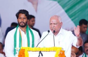 ನಿಖಿಲ್ ಗೆಲ್ಲಿಸುವ ಮೂಲಕ ಸಿದ್ದರಾಮಯ್ಯಗೆ ತಕ್ಕ ಪಾಠ ಕಲಿಸಿ: ಯಡಿಯೂರಪ್ಪ