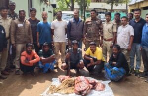 ಜಿಂಕೆ ಮಾಂಸ ಸಾಗಾಣೆ: ಐವರು ಆರೋಪಿಗಳ ಬಂಧನ