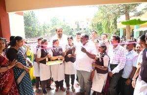 ಮಹಾರಾಣಿ ಸರ್ಕಾರಿ ಪದವಿ ಪೂರ್ವ ಕಾಲೇಜಿನಲ್ಲಿ 4 ಕೊಠಡಿ, ಶೌಚಾಲಯ ಬ್ಲಾಕ್ ಉದ್ಘಾಟನೆ ಮಾಡಿದ ಶಾಸಕ ಕೆ. ಹರೀಶ್ ಗೌಡ