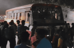 ಸರ್ಕಾರಿ ಬಸ್ ಚಾಲಕನ ದರ್ಪ; ವಿದ್ಯಾರ್ಥಿಗಳು ಹೈರಾಣು