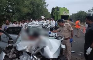 ವಿಜಯಪುರ: ಭೀಕರ ಅಪಘಾತದಲ್ಲಿ ಐವರ ದಾರುಣ ಸಾವು