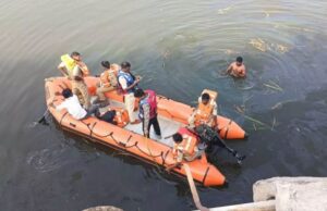 ಭೀಮಾ ನದಿಗೆ ಬಿದ್ದ ಕಬ್ಬಿನ ಲಾರಿ: ಲಾರಿ ಚಾಲಕ ನಾಪತ್ತೆ