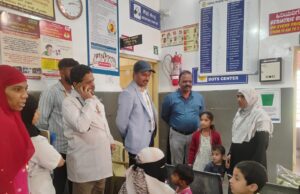 ಮೈಸೂರಿನ ಶಾಂತಿನಗರದ ನಗರ ಪ್ರಾಥಮಿಕ ಆರೋಗ್ಯ ಕೇಂದ್ರಕ್ಕೆ ಅಪರ ಜಿಲ್ಲಾಧಿಕಾರಿ ಭೇಟಿ ಪರಿಶೀಲನೆ