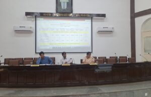 ಮೈಸೂರು ಜಿಲ್ಲಾ ಪಂಚಾಯಿತಿ ಸಭಾಂಗಣದಲ್ಲಿ ಅಧಿಕಾರಿಗಳ ಪ್ರಗತಿ ಪರಿಶೀಲನಾ ಸಭೆ: ಪ್ರಗತಿಯಲ್ಲಿರುವ ಕಾಮಗಾರಿಗಳನ್ನುಪೂರ್ಣಗೊಳಿಸಲು ಸೂಚನೆ