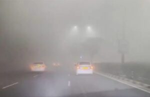 ದಟ್ಟ ಮಂಜು: ವಿಮಾನ, ವಾಹನ ಸಂಚಾರದಲ್ಲಿ ವ್ಯತ್ಯಯ – ಟ್ರಾಫಿಕ್ ಜಾಮ್