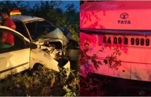 ಶಬರಿಮಲೆ ಯಾತ್ರಿಕರ ಕಾರು ಅಪಘಾತ: ಕರ್ನಾಟಕದ ಇಬ್ಬರು ಮಾಲಾಧಾರಿಗಳು ಸಾವು
