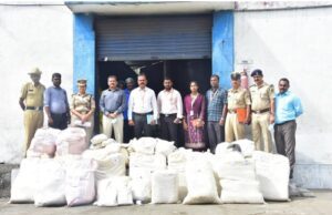 ವಶಪಡಿಸಿಕೊಂಡಿದ್ದ ಮಾದಕ ವಸ್ತುಗಳನ್ನು ನಾಶಪಡಿಸಿದ ಮೈಸೂರು ಪೊಲೀಸರು