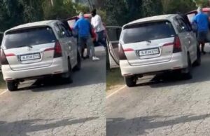 ಮೈಸೂರು: ಹಣದೊಂದಿಗೆ ಕಾರು ಕೂಡ ದೋಚಿದ ಮುಸುಕುದಾರಿಗಳು