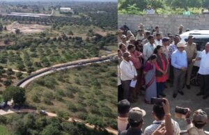 ಮಾಜಿ ಸಚಿವ ರಮೇಶ್ ಕುಮಾರ್ ಗೆ ಸೇರಿದ ಜಮೀನಿನಲ್ಲಿ ಜಂಟಿ ಸರ್ವೆ