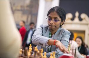 ಮಹಿಳಾ ವಿಶ್ವ ಬ್ಲಿಟ್ಜ್ ಚೆಸ್ ಚಾಂಪಿಯನ್ ಷಿಪ್ ನಲ್ಲಿ ಕಂಚಿನ ಪದಕ ಗೆದ್ದ ಆರ್. ವೈಶಾಲಿ