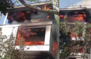 ನಿರ್ಮಾಣ ಹಂತದ ಕಟ್ಟಡದಲ್ಲಿ ಬೆಂಕಿ ಅವಘಡ: ಇಬ್ಬರು ಕಾರ್ಮಿಕರು ದುರ್ಮರಣ