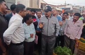 ತರಕಾರಿ ಮಾರುಕಟ್ಟೆಗೆ ಉಪ ಲೋಕಾಯುಕ್ತರ ಭೇಟಿ; ದಲ್ಲಾಳಿಗಳ ಕಮೀಷನ್ ಹಾವಳಿ ಕಂಡು ಗರಂ