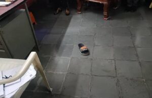 ಜೀವಾವಧಿ ಶಿಕ್ಷೆ ವಿಧಿಸಿದ್ದಕ್ಕೆ ನ್ಯಾಯಾಧೀಶರ ಮೇಲೆ ಚಪ್ಪಲಿ ಎಸೆದ ಅಪರಾಧಿ