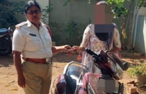 ದಾವಣೆಗೆರೆ: ಅಪ್ರಾಪ್ತ ಮಗಳಿಗೆ ಆಕ್ಟಿವ್ ಹೊಂಡಾ ಕೊಟ್ಟು 25 ಸಾವಿರ ರೂ. ದಂಡ ಕಟ್ಟಿದ ತಾಯಿ