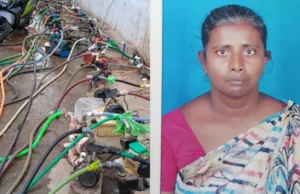 ನೀರು ಹಿಡಿಯುವಾಗ ವಿದ್ಯುತ್ ಶಾಕ್: ಮಹಿಳೆ ಸಾವು