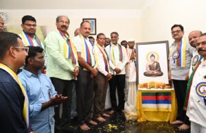 ಬುದ್ಧ, ಬಸವ, ಅಂಬೇಡ್ಕರ್ ತ್ರಿವಳಿ ರತ್ನತ್ರಯರ ಆದರ್ಶಗಳನ್ನು ಪಾಲಿಸಿ: ಮಾಯಕೊಂಡ ಶಾಸಕ ಕೆ.ಎಸ್.ಬಸವಂತಪ್ಪ