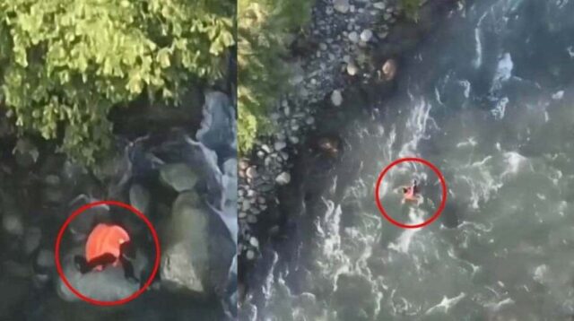 Jammu-&-Kashmir-jumps-into-river-dies