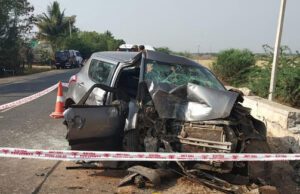 ಬಳ್ಳಾರಿಯಲ್ಲಿ ಭೀಕರ ರಸ್ತೆ ಅಪಘಾತ: ಸ್ಥಳದಲ್ಲೇ ನಾಲ್ವರ ದುರ್ಮರಣ