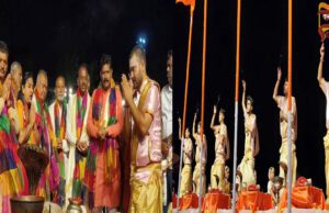 ತುಂಗಭದ್ರ ತಟದಲ್ಲಿ ಅದ್ಧೂರಿಯಿಂದ ಜರುಗಿದ ಆರತಿ ಮಹೋತ್ಸವ