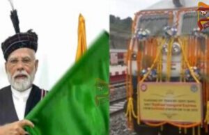 ಮಿಜೋರಾಂನ ಮೊಟ್ಟಮೊದಲ ರೈಲು ಮಾರ್ಗ ಉದ್ಘಾಟಿಸಿದ ಮೋದಿ