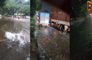 ಧಾರಾಕಾರ ಮಳೆಗೆ ಹಲವೆಡೆ ಅವಾಂತರ – ರಸ್ತೆಗೆ ಉರುಳಿದ ಮರ, ವಿದ್ಯುತ್ ಕಂಬ