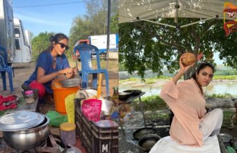 ರಸ್ತೆಯಲ್ಲಿ ಅಡುಗೆ ಮಾಡಿ ಖುಷಿಪಟ್ಟ ನಾಗಾರ್ಜುನ ಸೊಸೆ