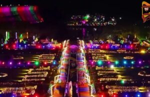 ಇಂದಿನಿಂದ ಕಾವೇರಿ ಆರತಿ; ಮದುವಣಗಿತ್ತಿಯಂತೆ ಸಿಂಗಾರಗೊಂಡ ಕೆಆರ್ಎಸ್