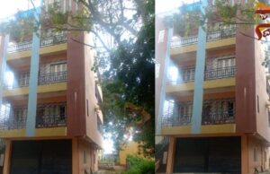 ಮಾದಾವರದಲ್ಲಿ ವಾಲಿದ ಮೂರು ಅಂತಸ್ಥಿನ ಕಟ್ಟಡ – ಸುತ್ತಮುತ್ತ ಜನರಿಗೆ ಆತಂಕ..!