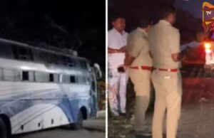 ಹುಲಿಗೆಮ್ಮ ಪಾದಯಾತ್ರಿಕರ ಮೇಲೆ ಹರಿದ ಬಸ್ – ಮೂವರು ಸಾವು, ನಾಲ್ವರಿಗೆ ಗಾಯ