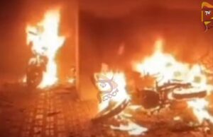 ಚಾರ್ಜ್ಗೆ ಹಾಕಿದ್ದ ಎಲೆಕ್ಟ್ರಿಕ್ ಬೈಕ್ ಸ್ಫೋಟ..!