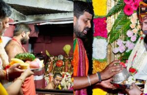 ಡಿಕೆಶಿಗೆ ಹಾಸನಾಂಬೆ ಮಹಾಪ್ರಸಾದ – ಪೂಜೆ ವೇಳೆ ಹೂವು ವರ ನೀಡಿದ ದೇವಿ