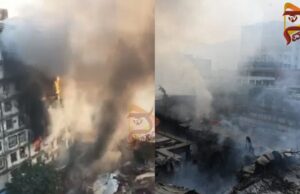 ಎಜ್ರಾ ಸ್ಟ್ರೀಟ್ ಬಳಿ ಬೆಂಕಿ ಅವಘಡ – ಅಗ್ನಿಶಾಮಕ ವಾಹನಗಳು ಸ್ಥಳಕ್ಕೆ ದೌಡು