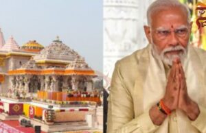 ಅಯೋಧ್ಯೆಯಲ್ಲಿ ಕೇಸರಿ ಧ್ವಜಾರೋಹಣ ನೆರವೇರಿಸಿದ ಪ್ರಧಾನಿ ಮೋದಿ