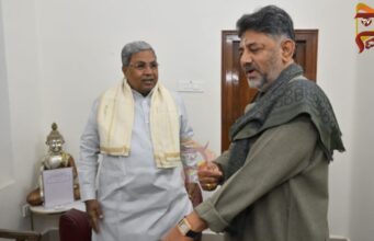 ಬ್ರೇಕ್ಫಾಸ್ಟ್ ಮೀಟಿಂಗ್ – ನಮ್ಮ ನಡುವೆ ಭಿನ್ನ ಇಲ್ಲ, ಹೈಕಮಾಂಡ್ ಹೇಳಿದಂತೆ ಕೇಳ್ತೇವೆ; ಸಿಎಂ – ಡಿಸಿಎಂ