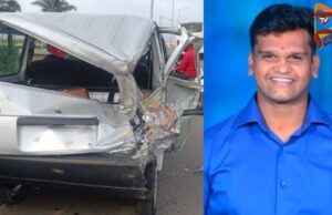 ನಿಂತಿದ್ದ ಕಾರಿಗೆ ಕ್ಯಾಂಟರ್ ಡಿಕ್ಕಿ – ಡ್ಯಾನ್ಸರ್ ಸಾವು