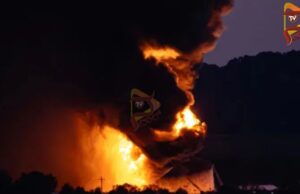 ಟೇಕಾಫ್ ವೇಳೆ ಅಮೆರಿಕದ ಸರಕು ಸಾಗಣೆ ವಿಮಾನ ಸ್ಫೋಟ..!