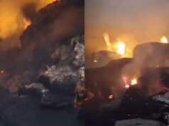 ಶಾರ್ಟ್ ಸರ್ಕ್ಯೂಟ್ನಿಂದ ಅಗ್ನಿ ಅವಘಡ – 1 ಕೋಟಿ ಮೌಲ್ಯದ ಅಧಿಕ ಹತ್ತಿ ಭಸ್ಮ