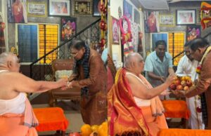 ಕೋಡಿಮಠಕ್ಕೆ ಗೃಹಸಚಿವ ಜಿ.ಪರಮೇಶ್ವರ್ ದಿಢೀರ್ ಭೇಟಿ