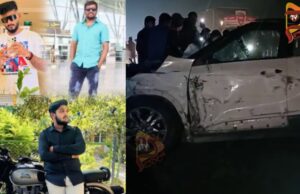 ಡಿವೈಡರ್ ಹಾರಿ ಬಸ್ಗೆ ಗುದ್ದಿದ ಕಾರು – ಮೂವರು ಸಾವು..!