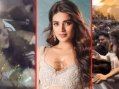 ಸೆಲ್ಫಿಗಾಗಿ ಮೈಮೇಲೆ ಮುಗಿಬಿದ್ದ ಫ್ಯಾನ್ಸ್ – ನಟಿ ನಿಧಿ ಅಗರ್ವಾಲ್ಗೆ ಕಸಿವಿಸಿ