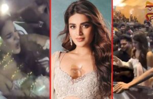 ಸೆಲ್ಫಿಗಾಗಿ ಮೈಮೇಲೆ ಮುಗಿಬಿದ್ದ ಫ್ಯಾನ್ಸ್ – ನಟಿ ನಿಧಿ ಅಗರ್ವಾಲ್ಗೆ ಕಸಿವಿಸಿ