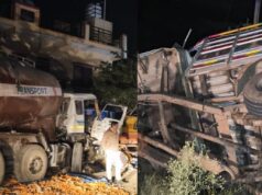 ಚಿಕ್ಕಬಳ್ಳಾಪುರದಲ್ಲಿ ಭೀಕರ ಅಪಘಾತಕ್ಕೆ ಇಬ್ಬರು ಬಲಿ