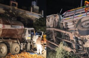 ಚಿಕ್ಕಬಳ್ಳಾಪುರದಲ್ಲಿ ಭೀಕರ ಅಪಘಾತಕ್ಕೆ ಇಬ್ಬರು ಬಲಿ