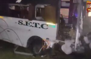 ಟೈರ್ ಸ್ಫೋಟಗೊಂಡು 2 ಕಾರಿಗೆ ಡಿಕ್ಕಿ ಹೊಡೆದ ಬಸ್ – 7 ಮಂದಿ ಸಾವು..!