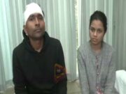 ಚಿತ್ರದುರ್ಗ ಬಸ್ ದುರಂತ; ಕಿಟಕಿಯಿಂದ ಹಾರಿ ಪ್ರಾಣ ಉಳಿಸಿಕೊಂಡ ದಂಪತಿ