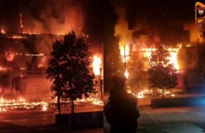 ಅಗ್ನಿ ಅವಘಡ – ಹೊತ್ತಿ ಉರಿದ ಹೋಟೆಲ್