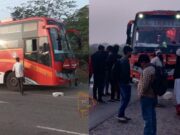 ಬೆಂಗಳೂರಿಂದ ಜೋಧಪುರ್ಗೆ ತೆರಳುತ್ತಿದ್ದ ಬಸ್ಸಿನ ಎಂಜಿನ್ನಲ್ಲಿ ಹೊಗೆ..