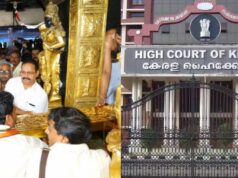 ಶಬರಿಮಲೆ ಚಿನ್ನ ಕಳ್ಳತನ ಕೇಸ್ – SITಗೆ ಹೆಚ್ಚುವರಿ ಅಧಿಕಾರಿಗಳ ಸೇರ್ಪಡೆಗೆ ಕೇರಳ ಹೈಕೋರ್ಟ್ ಅನುಮತಿ